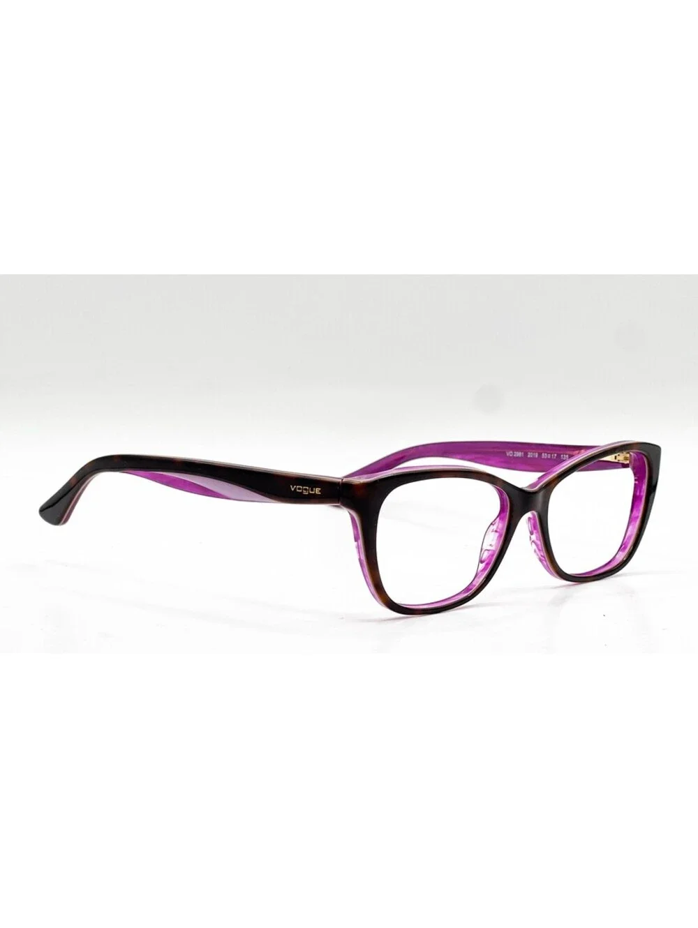 Vogue VO 2961 2019 Havana/Lilac/TR Violet Authentic Eyeglass Frames 53-17
